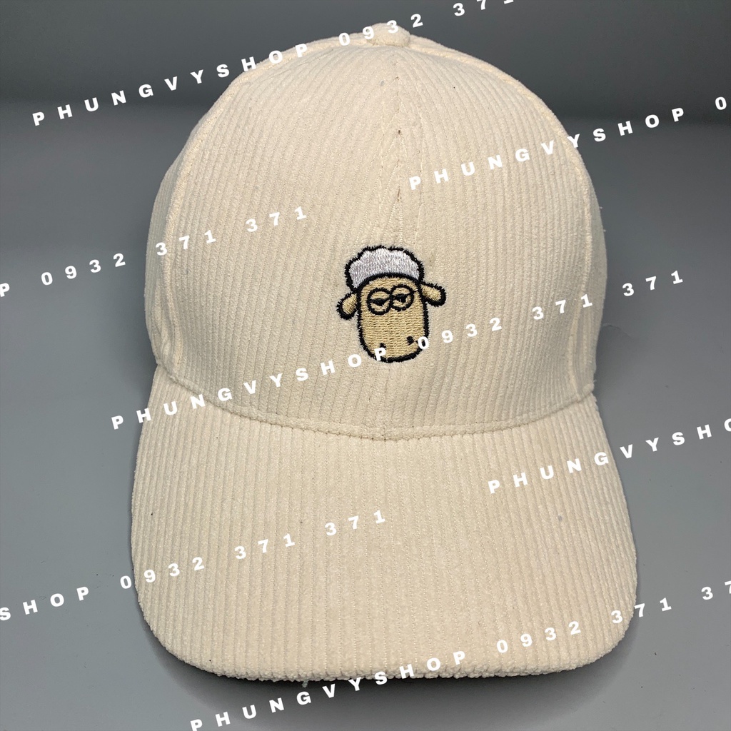 Mũ LƯỠI TRAI unisex cực hot nam nữ - KÉT NHUNG GÂN BẠN CỪU - nón kết basic đơn giản