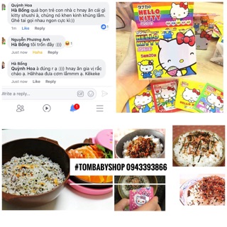Gia vị rắc cơm Hello Kitty Nhật
