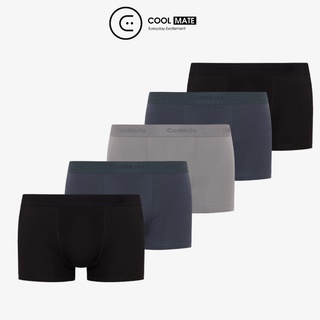 Combo 5 quần sịp Boxer cotton co giãn thoải mái thương hiệu Coolmate