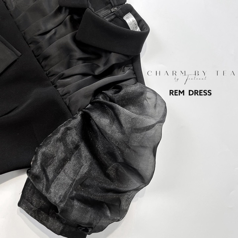 Váy đen thiết kế Charm By Tea : Rem Dress