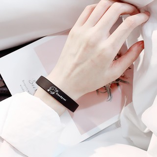 (Giá sỉ) Vòng tay silicon CanDyCat phong cách Hàn
