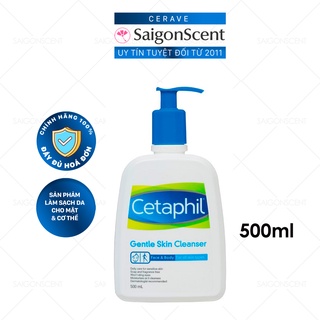Cetaphil Gentle Skin Cleanser Face & Body - Sữa rửa mặt dịu nhẹ cho da (500mL - 591mL)