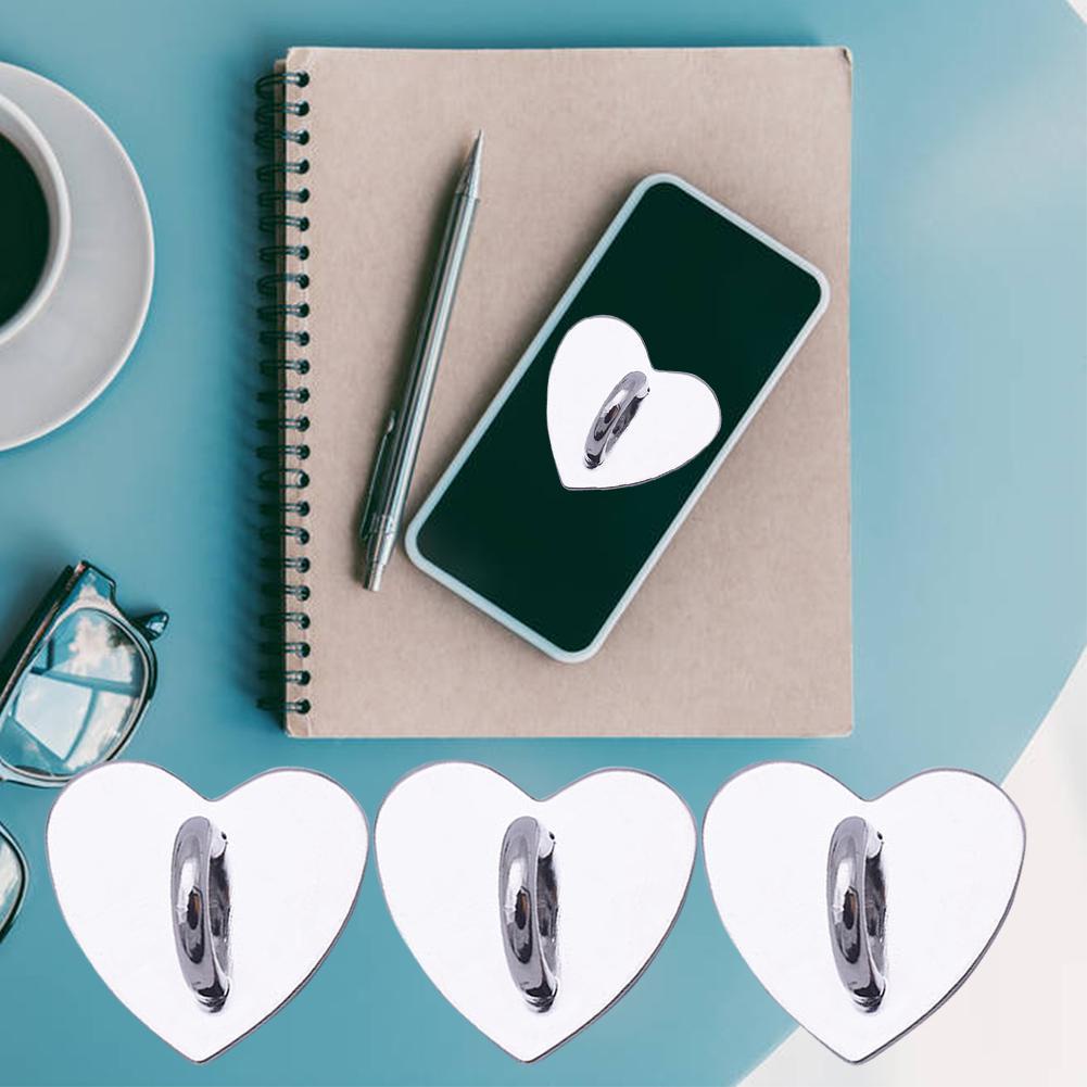 Móc đỡ trang trí điện thoại hình trái tim bằng kim loại độc đáo Y1M9