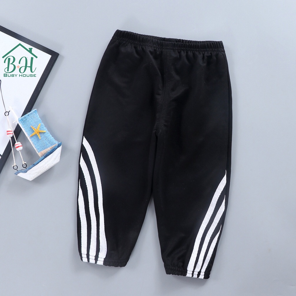 Quần cotton cho bé Buby House Q02 chất cotton 100% mềm mát, kiểu dáng thời trang khỏe khoắn cho bé đi học, đi chơi