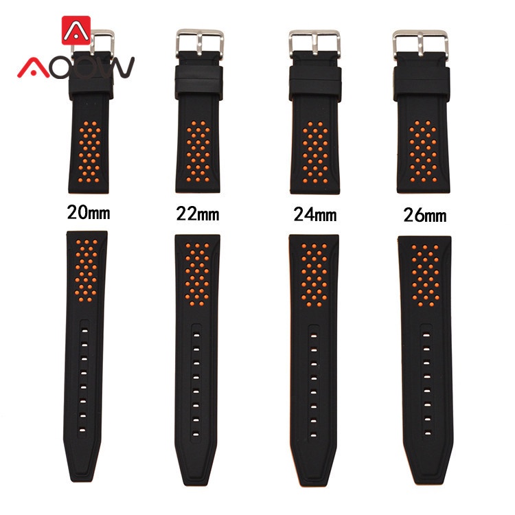 SAMSUNG Dây Đeo Silicon Mềm 20mm 22mm 24mm 26mm 42mm 46mm Cho Đồng Hồ Thể Thao Amazfit