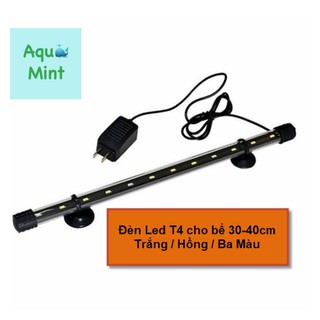 Đèn Led T4-30 Nhiều Màu Dùng Cho Bể Cá Cảnh, Bể Thủy Sinh 30-40cm