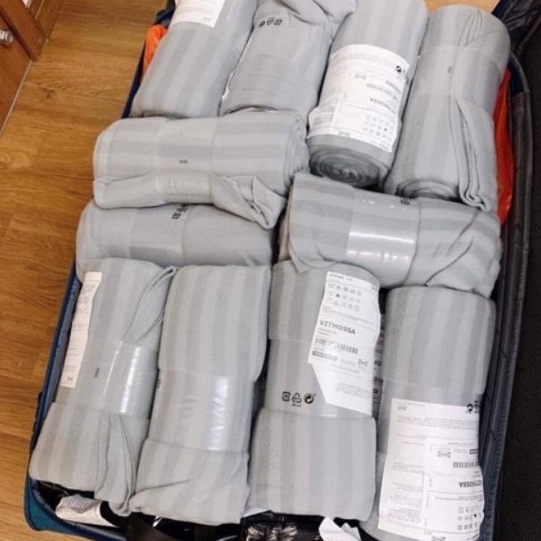 Chăn Dạ Mỏng IKEA, Chăn Văn Phòng, Ôtô, Bán Trú