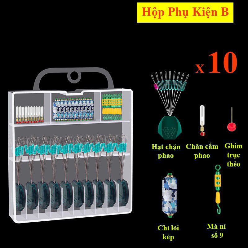 Hộp phụ kiện câu đài  ❤️ FREESHIP ❤️ Làm dây trục chuyên dụng câu đài cao cấp HPK-11