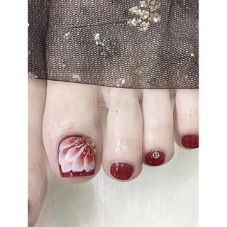 Mẫu C050.Hoa bột nail ( chân )