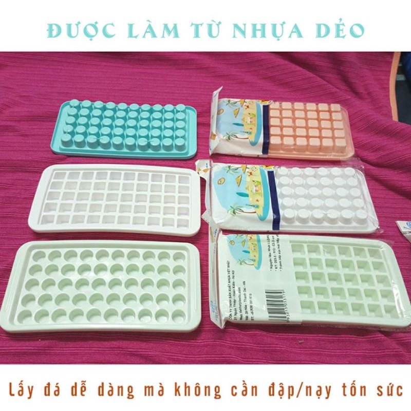 Vỉ đá, vỉ làm thạch 50 viên nhựa dẻo nhựa Việt Nhật