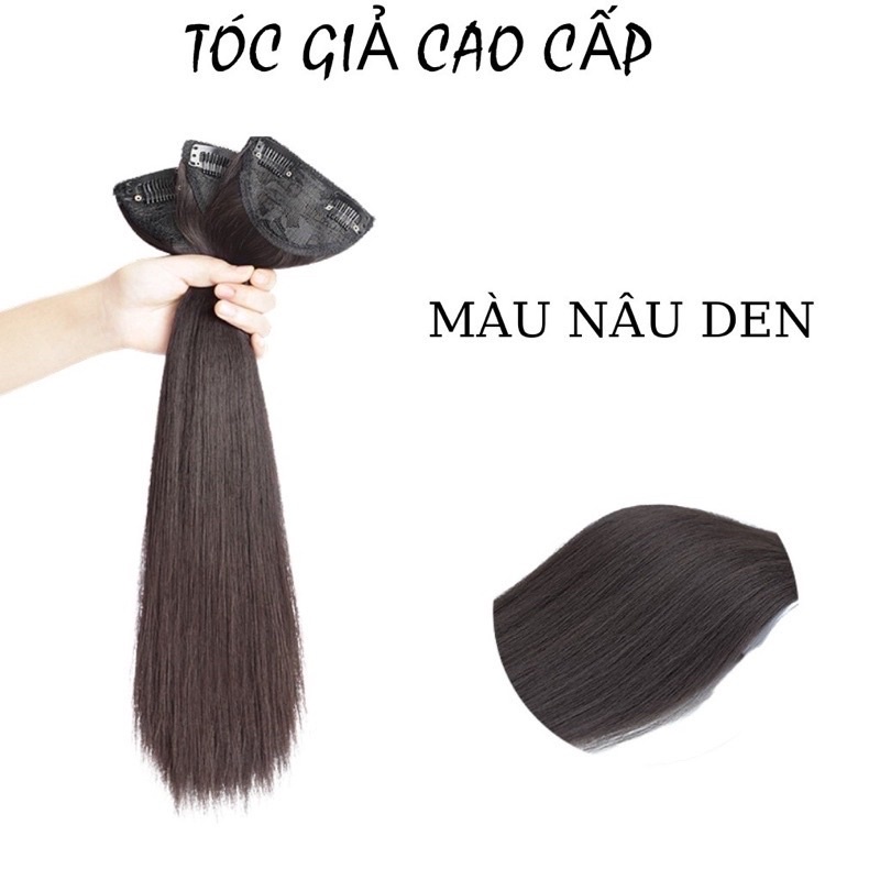 Tóc giả sét 3 dãi kẹp thẳng suông ❇FREESHIP ❇kẹp phím gồm 3 dãi ♻️
