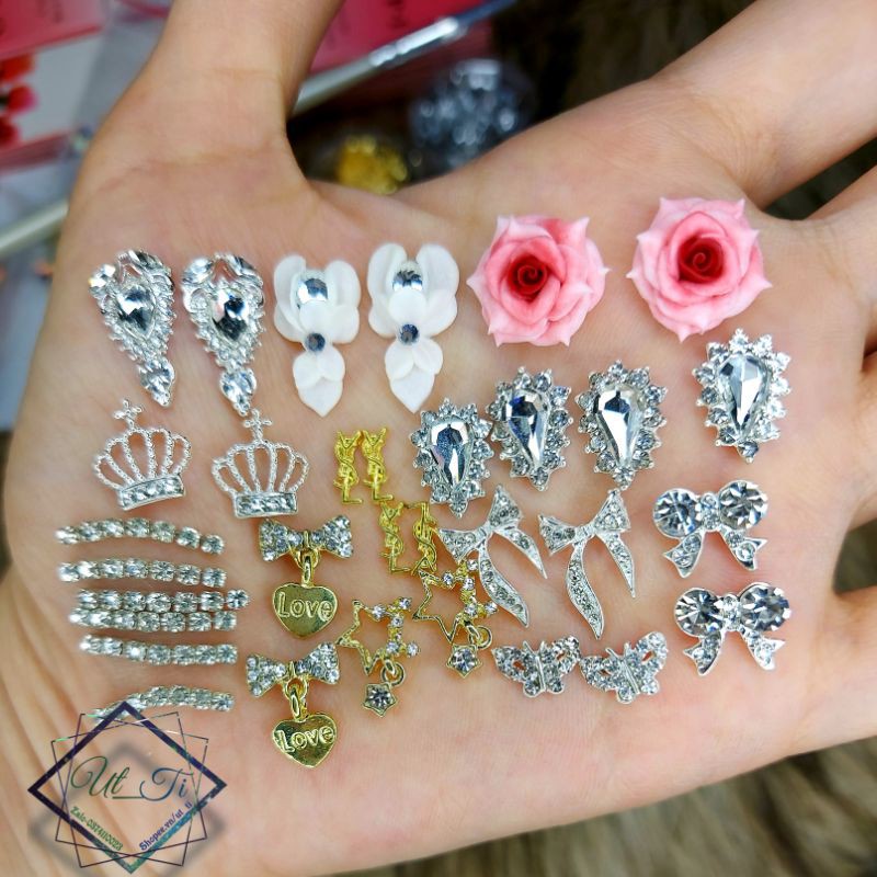 Hoa hồng bột nail