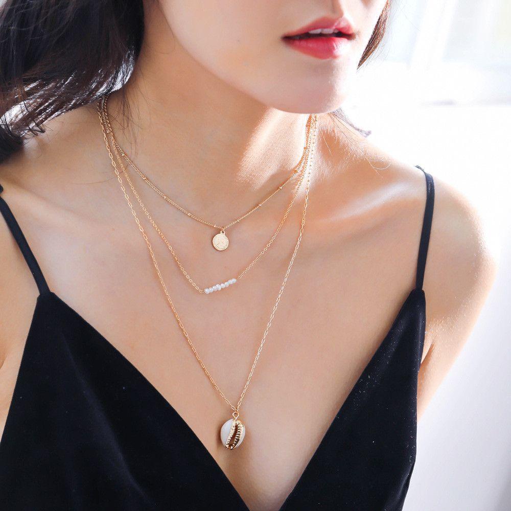 Dây Chuyền Nhiều Lớp Phong Cách Bohemian Thời Trang|Vòng Cổ Choker Thời Trang Cá Tính
