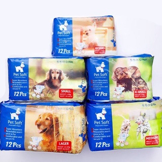 Bỉm Pet Soft cho chó đực chó cái các size