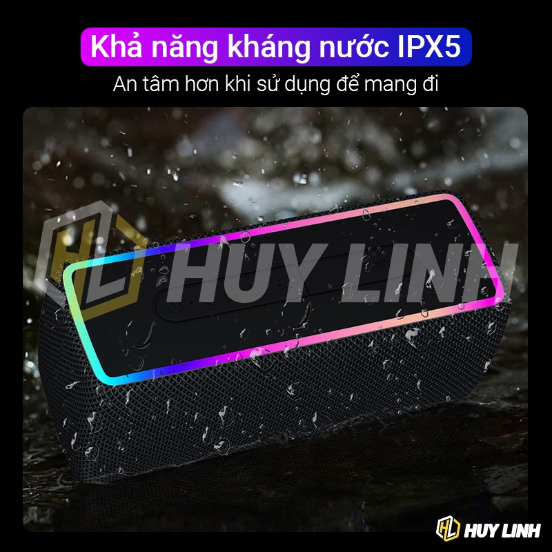 Loa bluetooth công suất lớn 10W không dây âm thanh siêu hay bass khỏe - Tích hợp led RGB Bảo hành 1 đổi 1