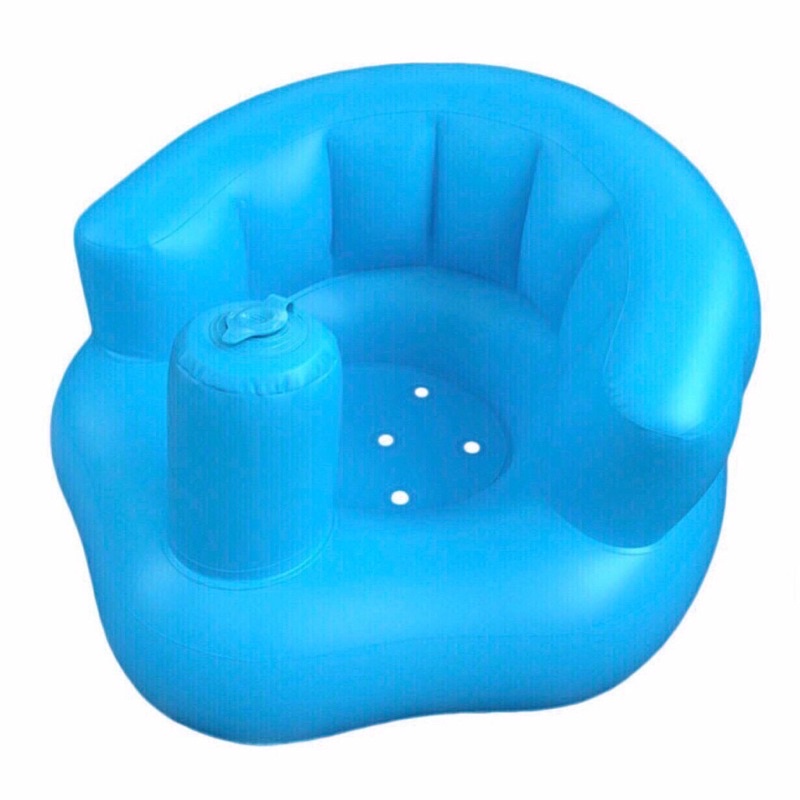 Ghế hơi tập ngồi cho bé, có lỗ thông khí tạo sự dễ chịu cho bé