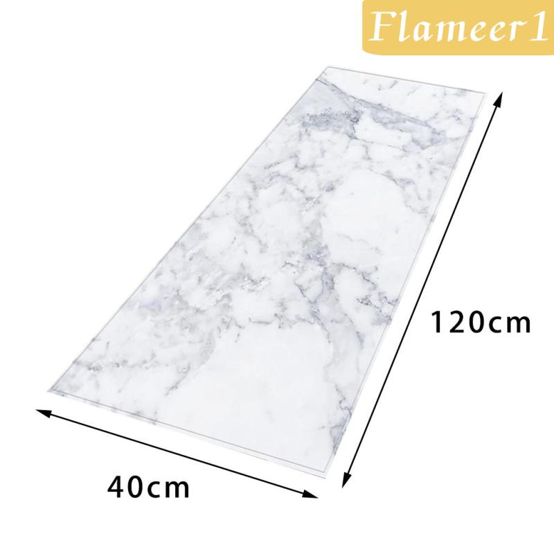 [Flameameer1] Thảm Lót Sàn Hành Lang / Phòng Ngủ Họa Tiết Cẩm Thạch Kích Thước A_40x120cm