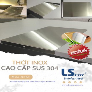 Thớt inox Cao Cấp - Kháng khuẩn SUS304 - Thớt đặt trên mặt đá