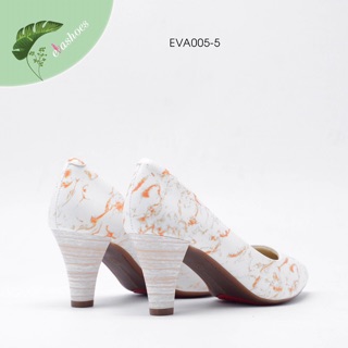 Giày Cao Gót Công Sở Evashoes - Eva005-5(Màu Đen, vân cam, vân đen,vân nâu)