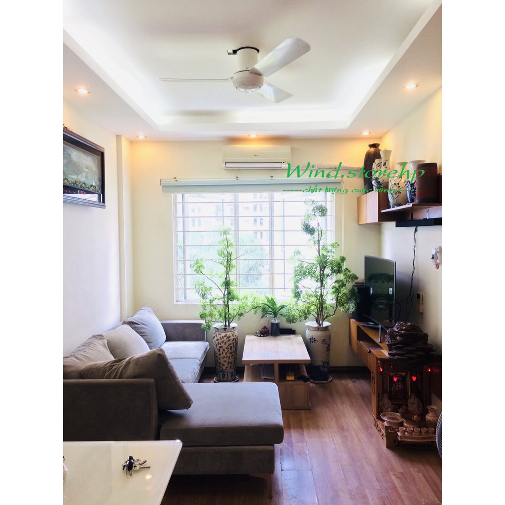 QUẠT TRẦN 3 CÁNH KDK R48SP TRẮNG - HÀNG CHÍNH HÃNG