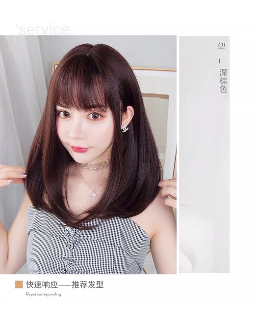 [TÓC GIẢ] BỘ CỤP NGANG VAI SÀNH ĐIỆU SỈ 120K