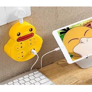 Ổ CẮM ĐIỆN VỊT VÀNG CÓ CỔNG USB ĐA NĂNG