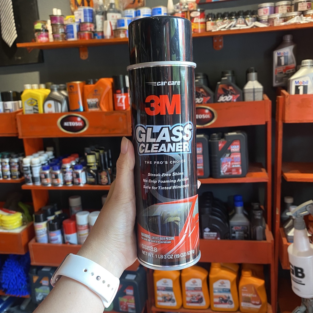 Combo Nước Rửa Kính Ô Tô 3M 08888 538g Và Dung Dịch Chống Bám Nước Kính Ô Tô 3M 08889 200ml