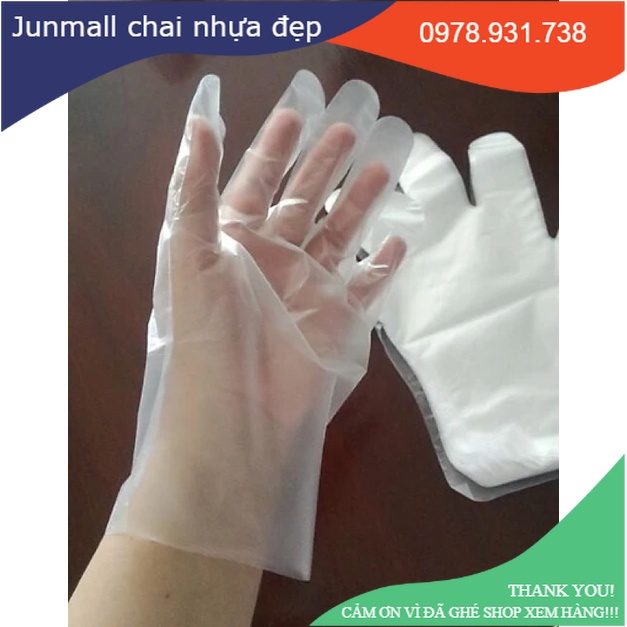 Găng tay nilon tự hủy sinh học, chất liệu đảm bảo an toàn thực phẩm