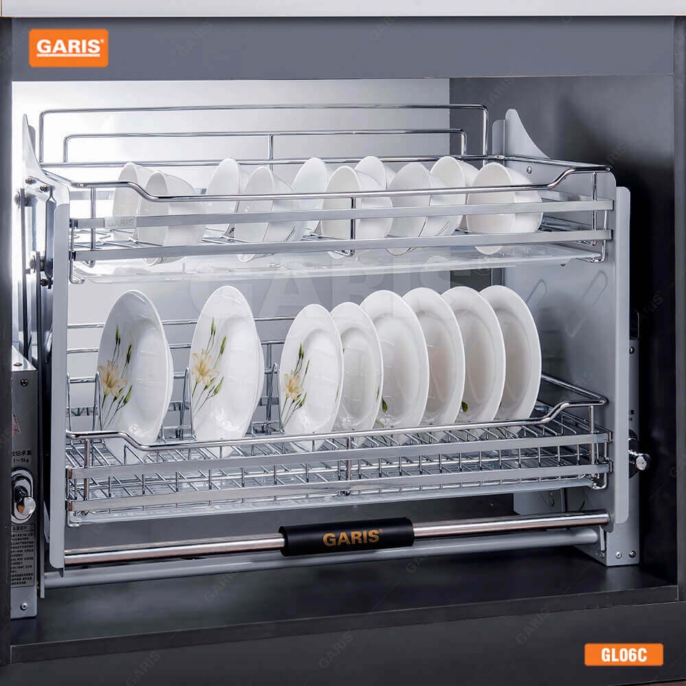 Giá Bát Đĩa Di Động Garis GL06C - 2 Tầng