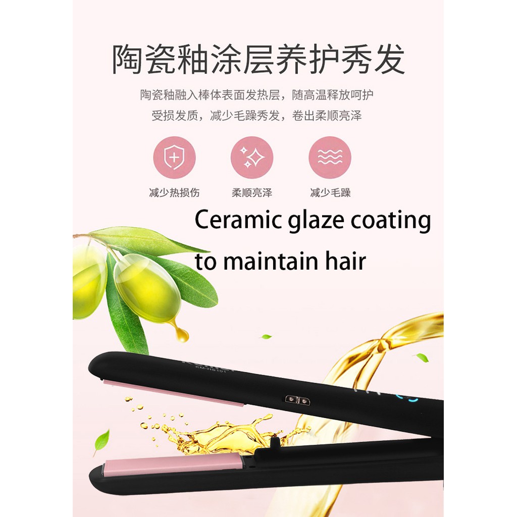 Máy tạo kiểu tóc Kemei không dây cổng sạc USB sử dụng Pin Li-on 5600 mAh làm nóng nhanh chóng dễ mang theo khi du lịch