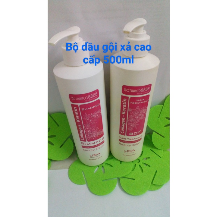 dầu gội xả căp keratin collagen 500ml x2, dầu gội xả cặp collagen, dầu gội xả cặp keratin, dầu gội x