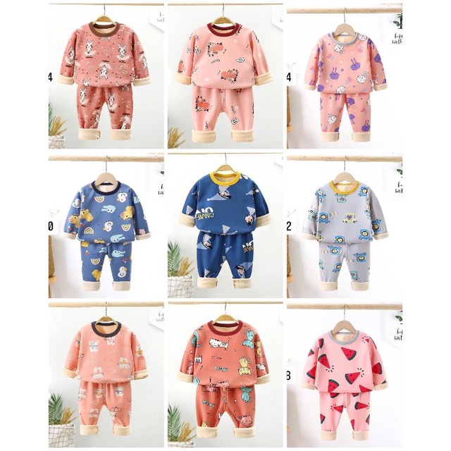 Bộ Nỉ Bông Cho Bé- Hàng Quảng Châu Loại 1 - Nhiều Màu Siêu Dễ Thương - Bảng Màu Bé Gái