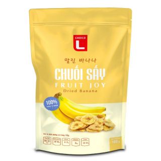 Chuối sấy Choice L gói 100g
