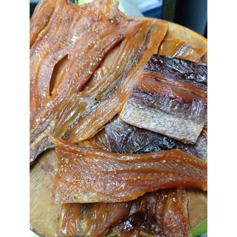 250gr khô cá lóc ngon ướp tiêu đặc sản(tên khác: Cá Quả, Cá chuối, Tràu,...) thơm ngon ngất ngây