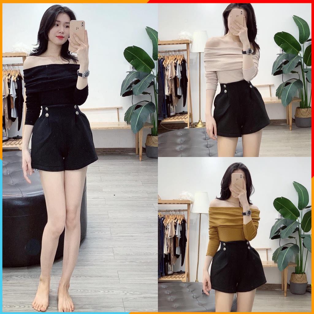 [Hàng Cao Cấp] Áo len tăm dài tay trễ vai phong cách thời trang nữ sành điệu, dễ phối đồ - CD089 MALADE | BigBuy360 - bigbuy360.vn