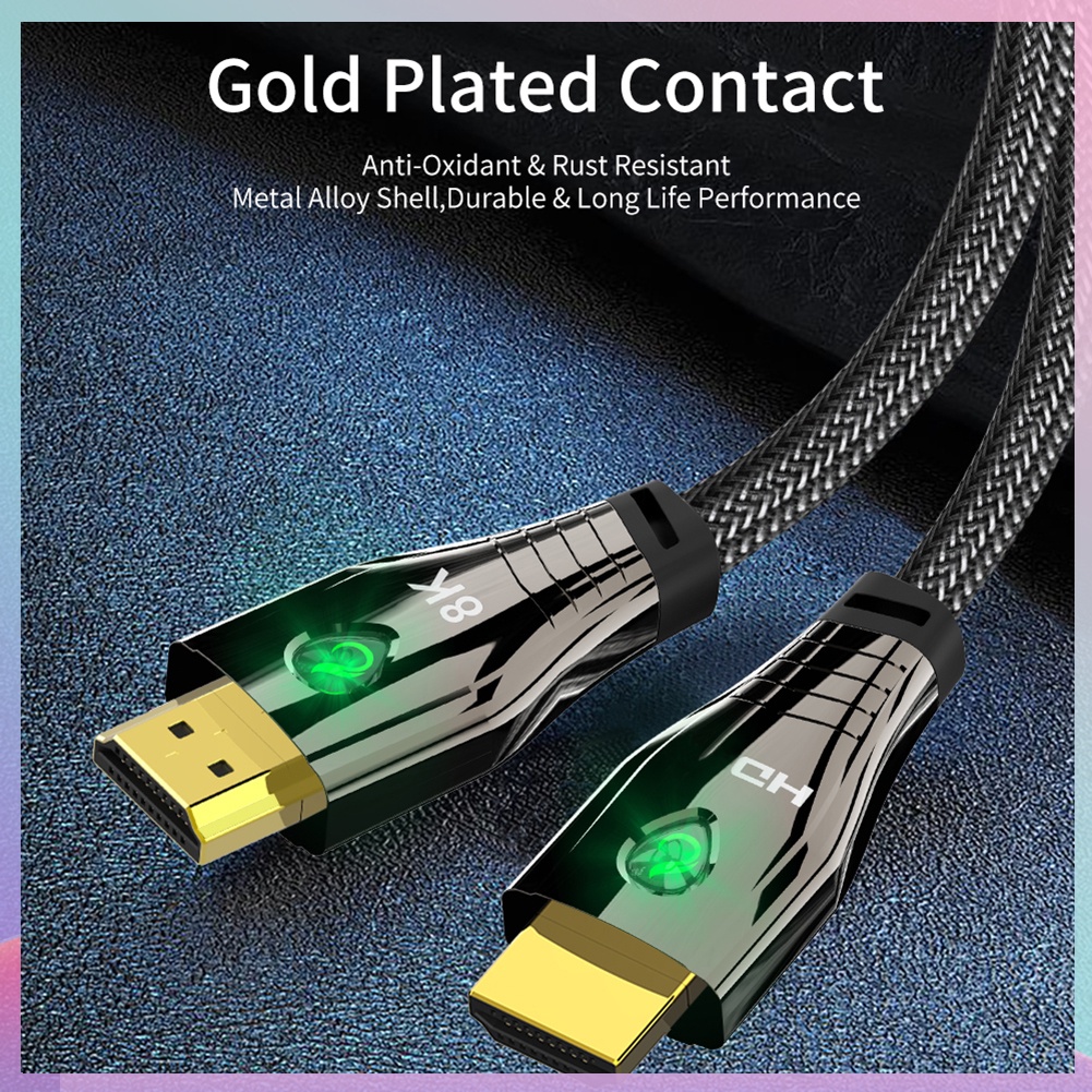 Dây cáp âm thanh video BABICOOL 8K HDMI 2.1 48Gbps HD 3D | BigBuy360 - bigbuy360.vn