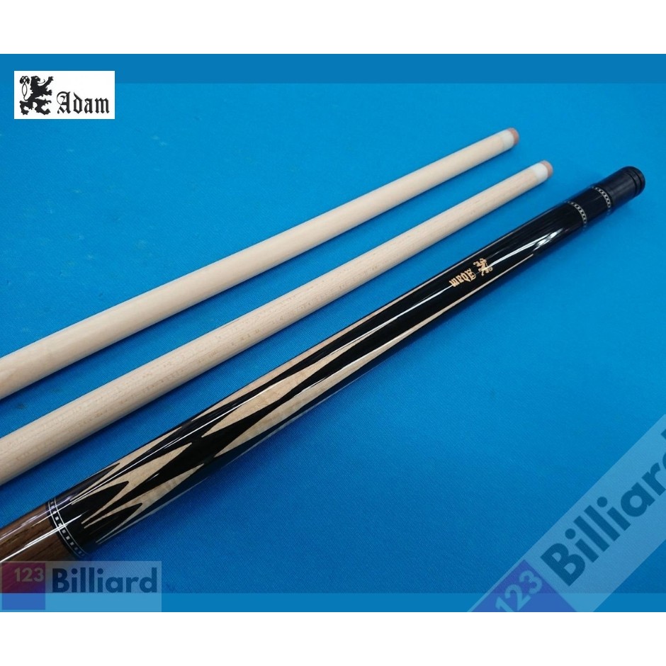 [SIÊU THỊ BIDA] Cơ Adam Musashi PS-10 Zyoumon-Ebony (02 ngọn) [Cơ bida ba băng/3C/Carom]