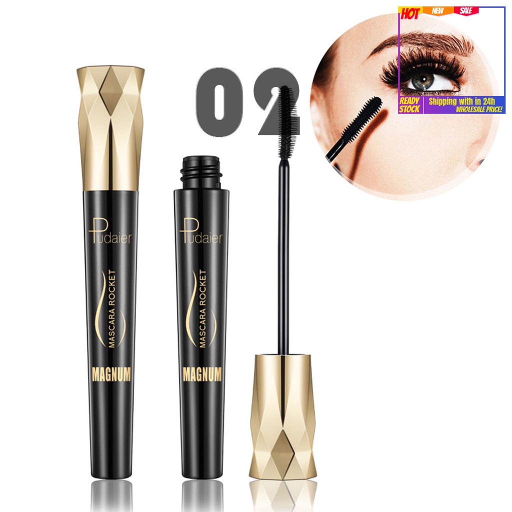Mascara Pudaier 8ML Nhẹ Nhàng Chống Thấm Nước Chuốt Dài Và Cong Mi Tự Nhiên