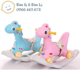 Ngựa bập bênh 2 trong 1 cho bé - giá rẻ