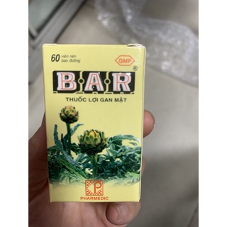 BAR Actiso - Viên uống mát gan lợi mật - B.A.R cvspharmacy