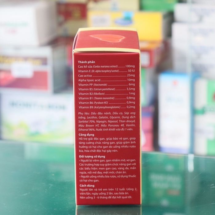 DETOCAP – Hỗ trợ điều trị viêm gan, giải độc gan và tăng cường chức năng gan (hộp 60 viên)