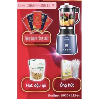 Máy làm sữa hạt Unie V1 ( Tặng ống hút gạo , tặng hạt đậu gà )