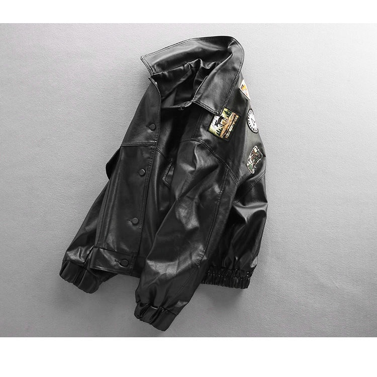 Áo Khoác Da PU Thời Trang Âu Mỹ Cá Tính Cho Nam Nữ 2022