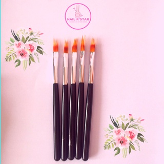 Cọ xước Nail, Cọ Xước ombre - cọ vuốt Nail, cọ omber dùng loang màu vẽ móng chuyên dụng cho dân làm móng NAIL R’STAR