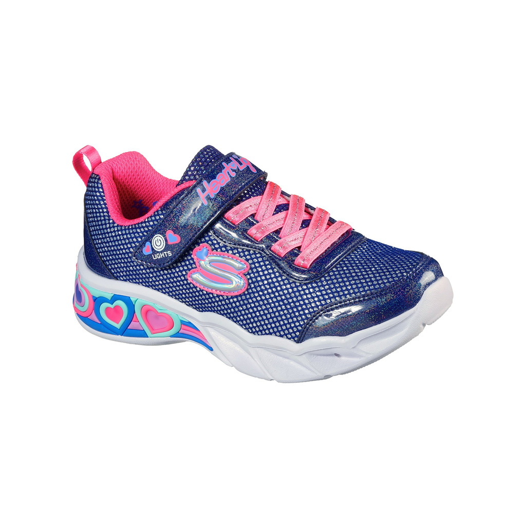 Giày Bé Gái Skechers Sweetheart Lights - 302304L-NVMT