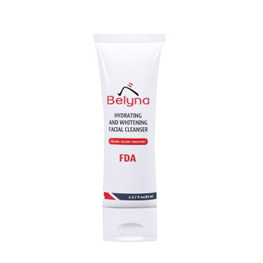 Sữa Rửa Mặt Trắng Da Cấp Ẩm Belyna 80ml