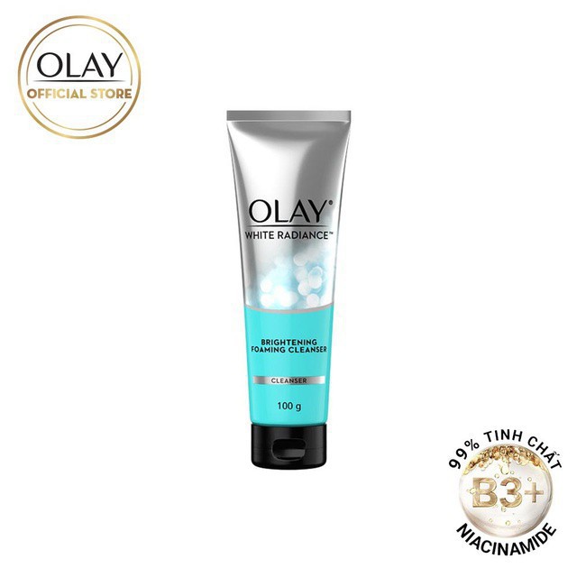 Sữa Rữa Mặt Dưỡng Trắng Da Olay White Radiance Brightening Foaming Cleanser 100g