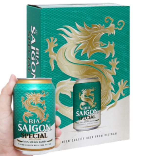 Thùng 24 lon bia Sài Gòn Special 330ml ( HSD:6/2021 )