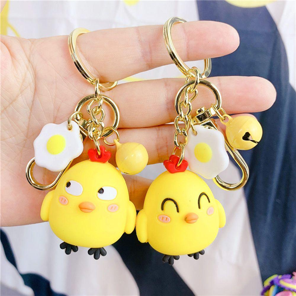 LANFY Móc Khóa Hình Gà Con Hoạt Hình Đáng Yêu