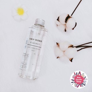 (Có Bill) Nước hoa hồng Nhật Bản Muji Light Toning Water Light 200mL